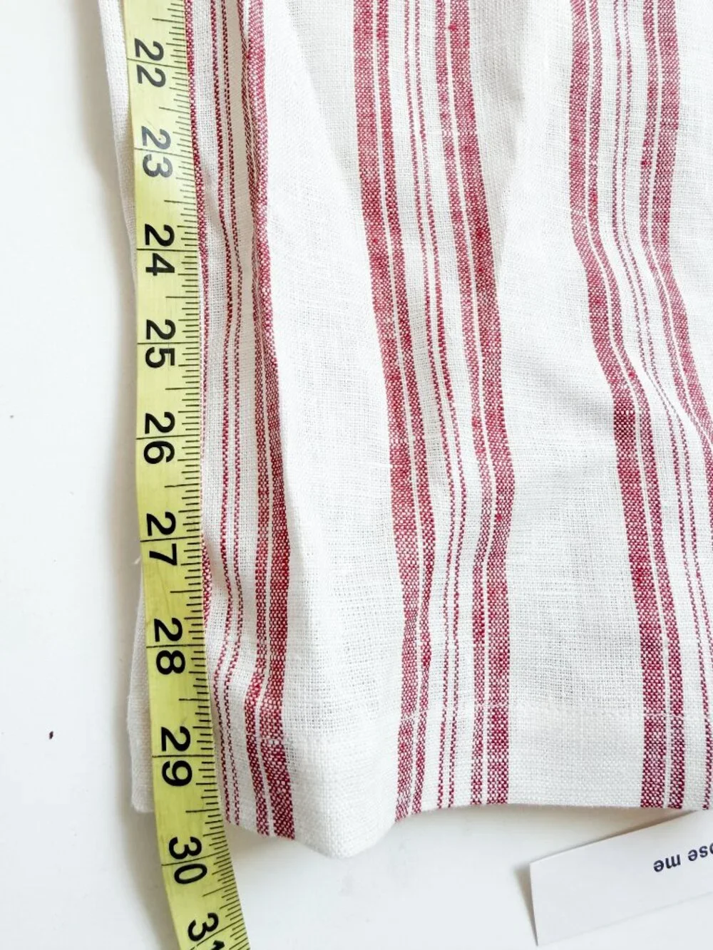 Reformation Olina Linen Wide Leg Pants Avignon Stripe Size Large NEW NWT